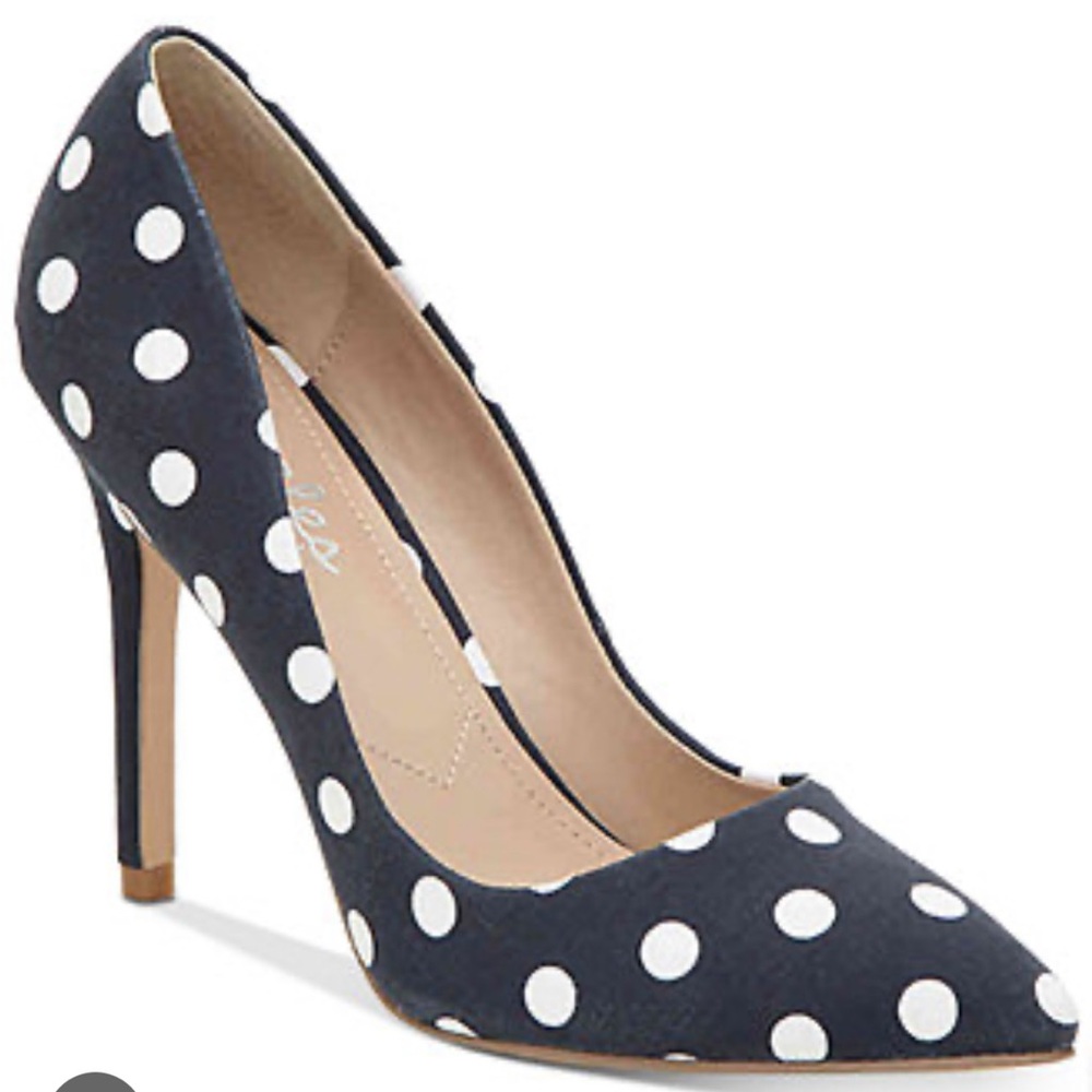 Charles David Polka Dot Palma Pumps